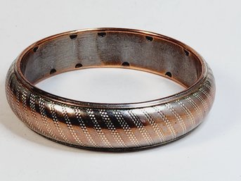 Unique Silver Plated Copper Bangle Bracelet(Health Bracelet)