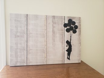 Banksy Inspired Balloon Girl Canvas Print