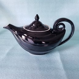 Vtg Black Hall Genie Teapot