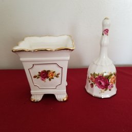 2 Cottage Rose Pieces