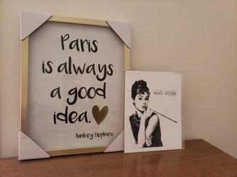 Audrey Hepburn Wall Art 2 Pcs