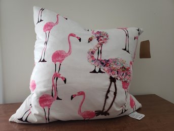 New Flamingo Accent Pillow