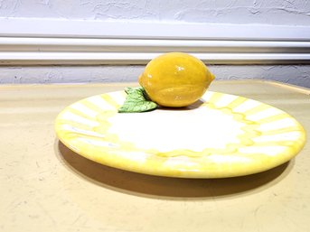 Lemon Decorative Dish By Cali