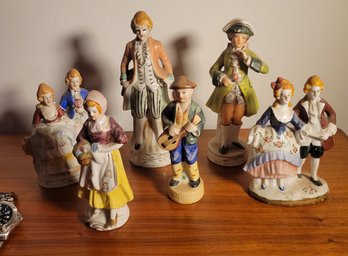Made In Occupied Japan Set Of Figurines Group 1.                .                .            Loc: Cab 1