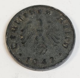 WW  II ........1942   Germany 10 Reichspfennig 3rd Reich Coin