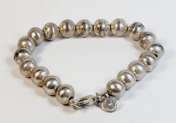 Vintage 'Tiffany Like' Sterling Silver Ball Chain Bracelet