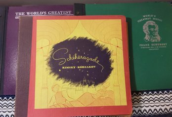Vintage Opera Classical 78 Rpm 12' Vinyl Collection Sets