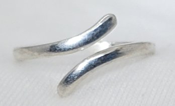 Vintage Sterling Silver Size 7 Adjustable Ring ~ 1.27 Grams