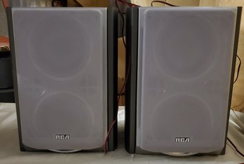 Pair Of RCA TITANIUM 2 Way 3 Speaker System Model # RS2300