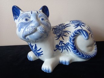 Blue And White Cat #1