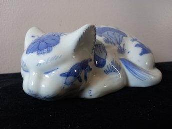 Blue And White Cat #2