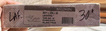 Baldwin Lafayette 30' Towel Bar Never Used In Box