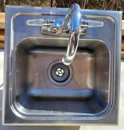 Stainless Steel Utility Sink With Faucet