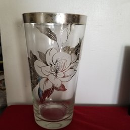 12' Sterling Overlay Vase