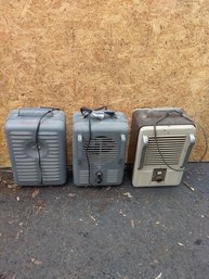 Set Of 3 Electric Heaters
