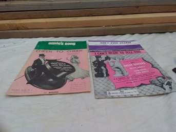4 Pieces Of Sheet Music
