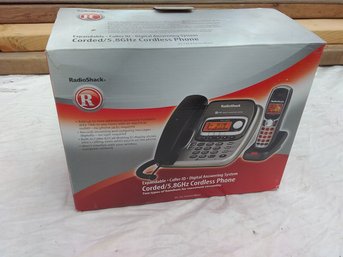 Vintage Radio Shack Corded And Wireless Phone Never Used