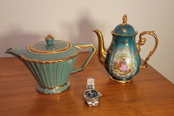 Schlottenhof Of Bavaria And Sadler Teapots. . -           -                 -          Loc: Cab5