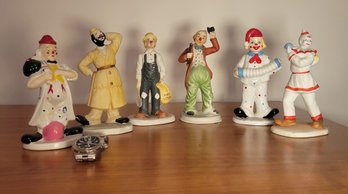 Flambro Circus World Museum Collection Of Clowns.          - ---------          -       -    Loc:Drawer1
