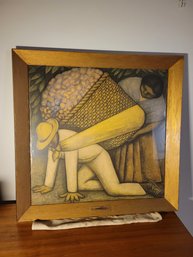 Diego Rivera 1935 Framed Artwork -----------             -               -          P!