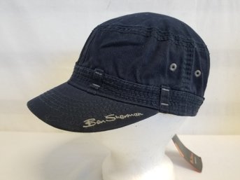 Ben Sherman Navy Blue Military Style Cap Hat - NOS With Tag
