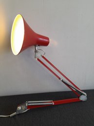 Red Adjustable Lamp
