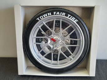 Town Fair Tire Clock