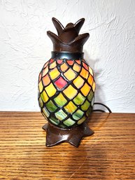 Colorful Glass Pineapple Lamp