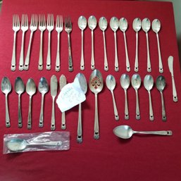 31 Extra Pieces Of 1847 Eternally Yours Silver Plate Silverware