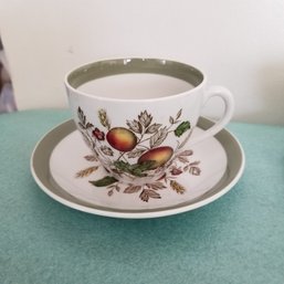 Hereford Alfred Meakin Staffordshire Teacup And Saucer