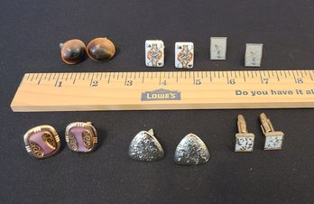 6 Pairs Of Cuff Links