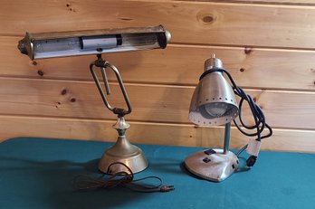 2 Desk Lamps, Adjustable
