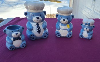 Blue Bear Canister Lot