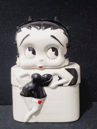 1998 Iconic Betty Boop 2 Piece Ceramice Cookie Jar By Benjamin & Medwin