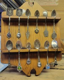 Collection Of Decorative Spoons. - Various Metals