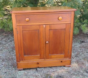 Antique Rustic Cupboard, Sturdy, Good Used Condition