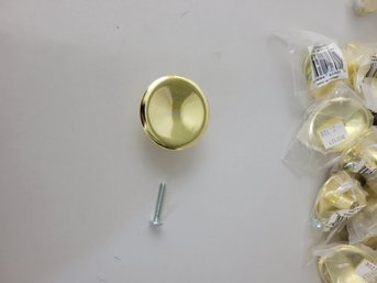1 3/4' Concave Brass Knobs