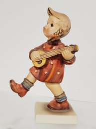 Vintage Hummel Happiness Girl With Banjo Figurine TMK 3