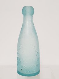 Antique Blob Top Aqua Dug Up In NYC Robinson's Brooklyn NY Mineral Water Bottle