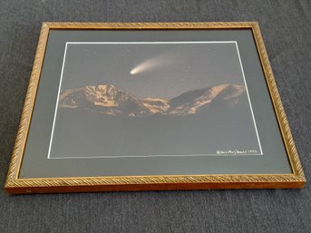 Meteor Over  Mountains Print