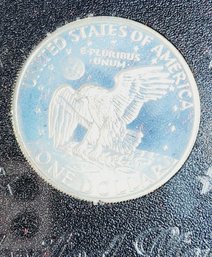 1971 Silver Eisenhower Proof Dollar  Slab In Gov. Packaging
