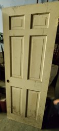 Vintage Wood 6 Panel Door Nice Solid Door 32'