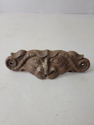 Antique Victorian Lions Head Drawer Pull