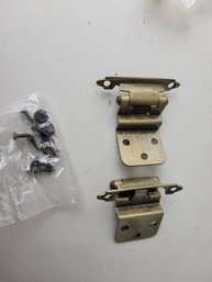 3/8' Self Closing Hinges In Antique Brass 18 Sets Of 2 Each