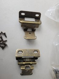 Self-Closing Cabinet Hinges Antique Brass Finish
