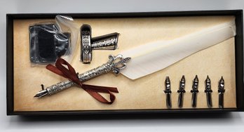 White Antique Style Pen Set