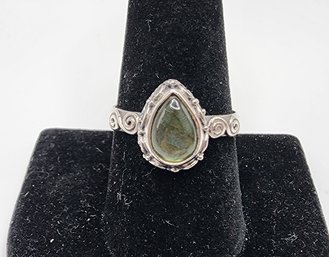 Bali, Labradorite Ring In Sterling