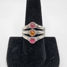 Bali, Multi-Tourmaline Ring In Sterling