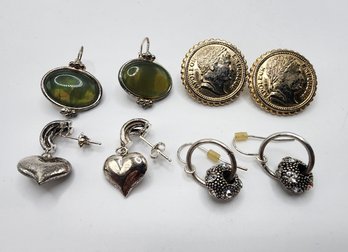 4 Pair Of Vintage Earrings