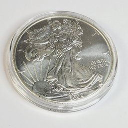 2009 Silver Eagle .999 In Display Case